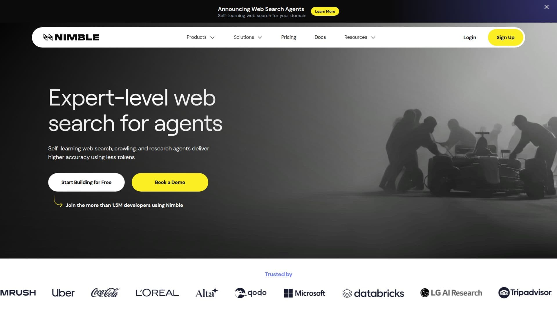 Скриншот Nimble | Поиск на экспертном уровне для агентов