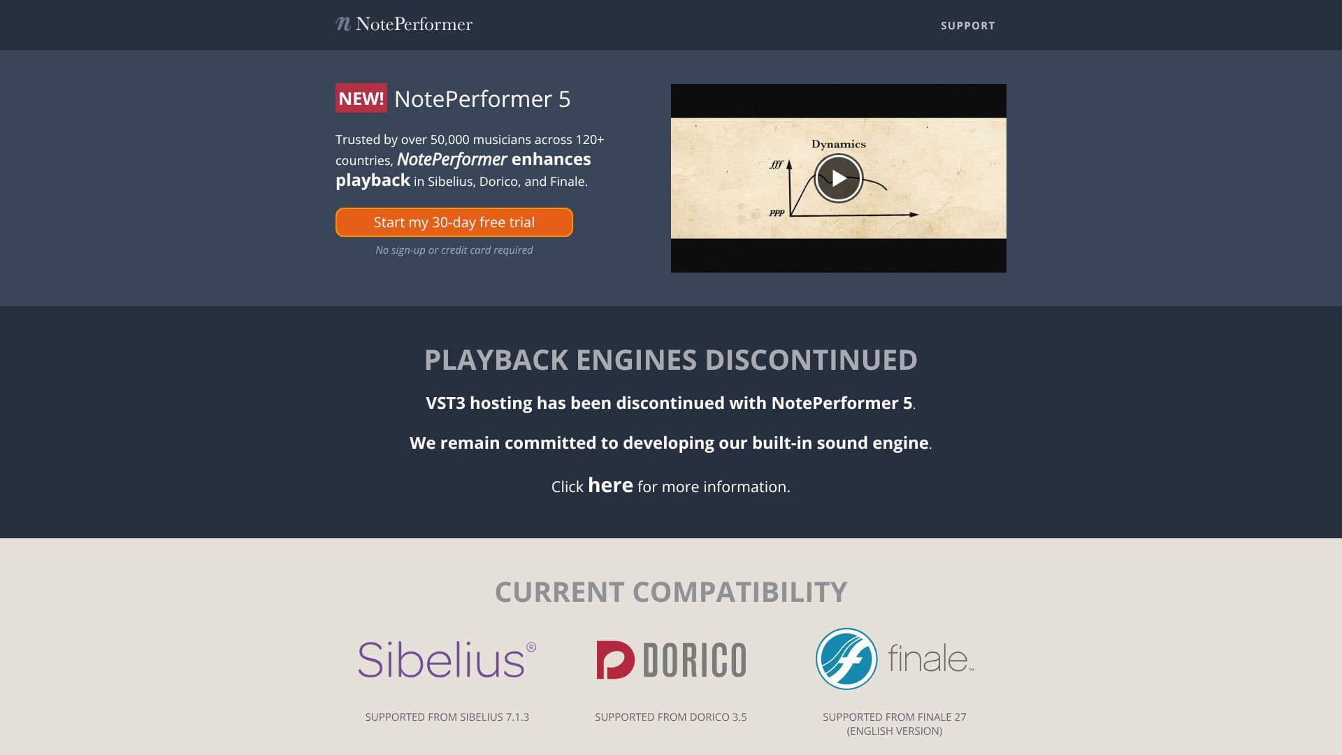 Capture d’écran de NotePerformer 5