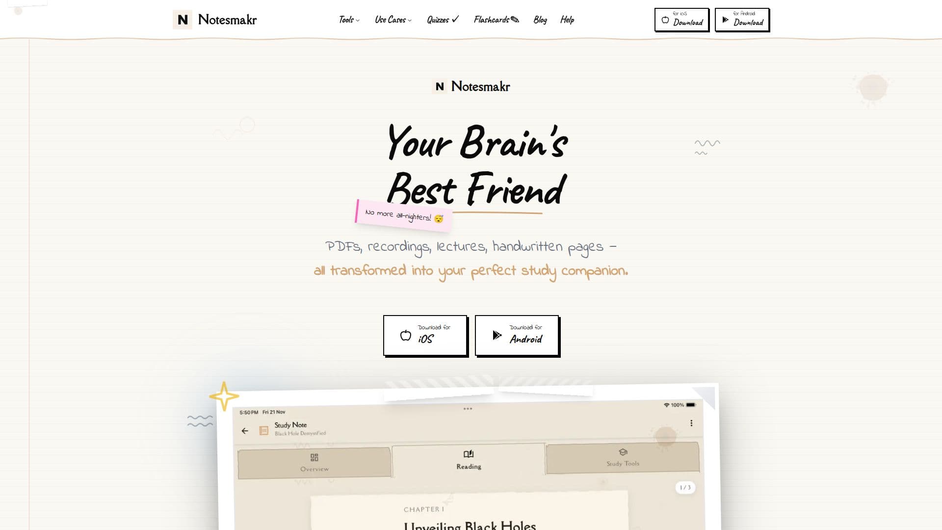 Notesmakr screenshot