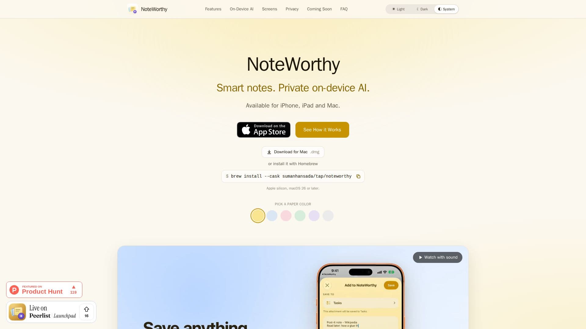 NoteWorthy screenshot