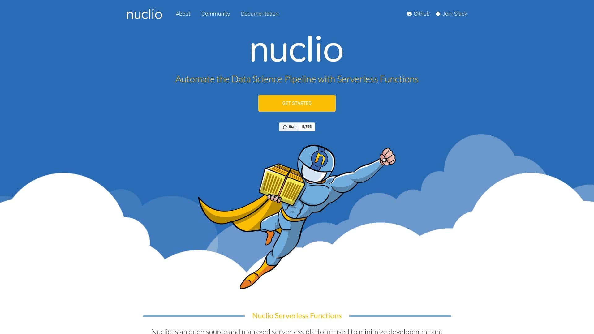 Nuclio: Serverless Platform screenshot