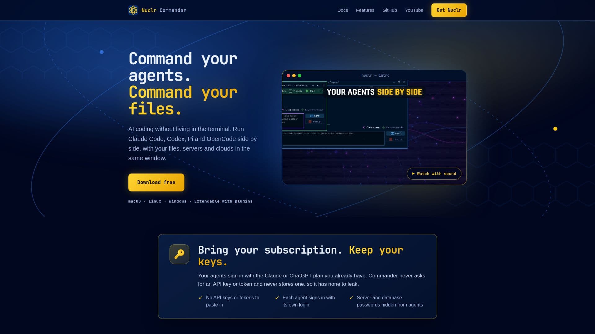 Nuclr Commander screenshot