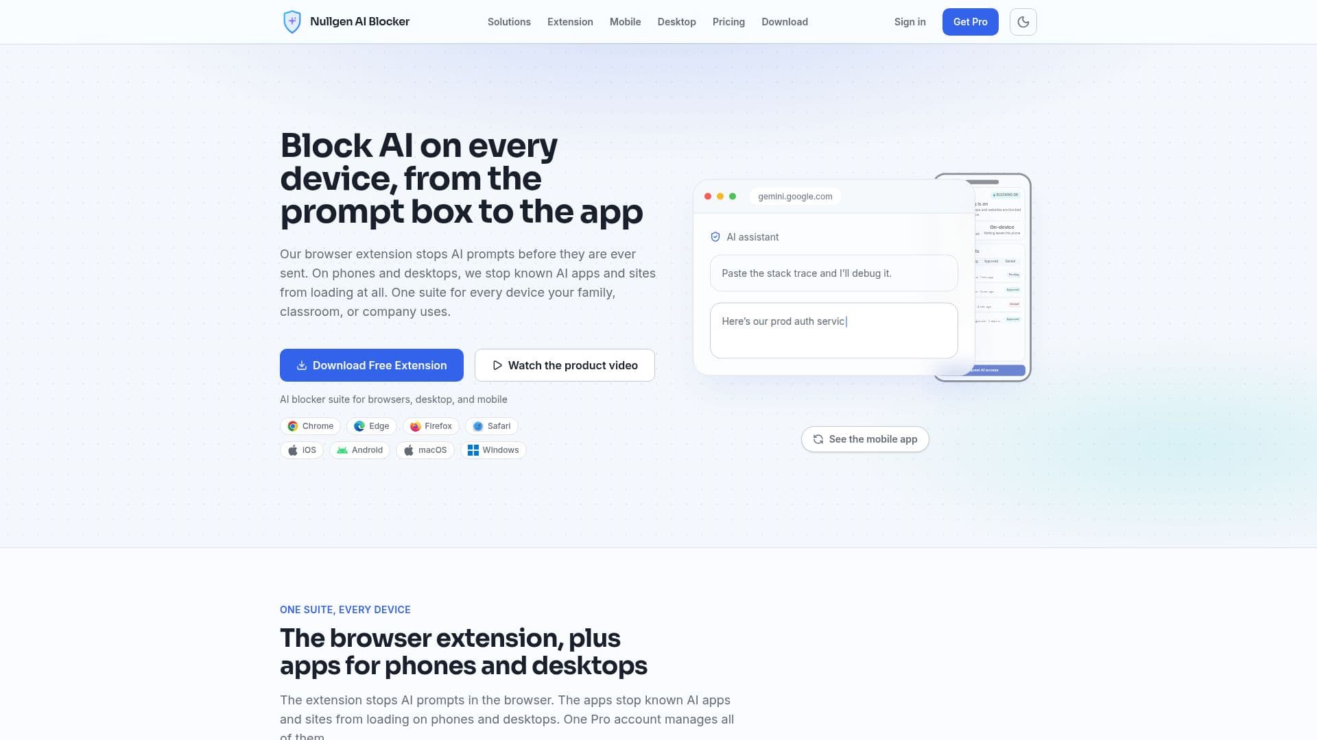 Nullgen AI Blocker 截图