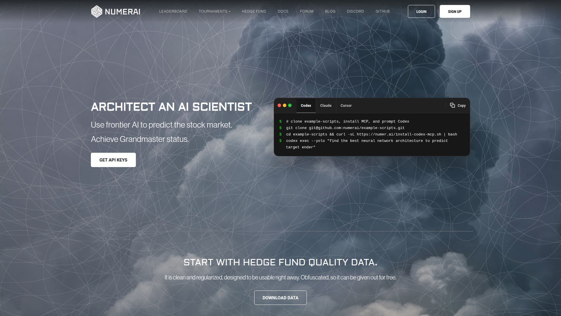 Numerai screenshot