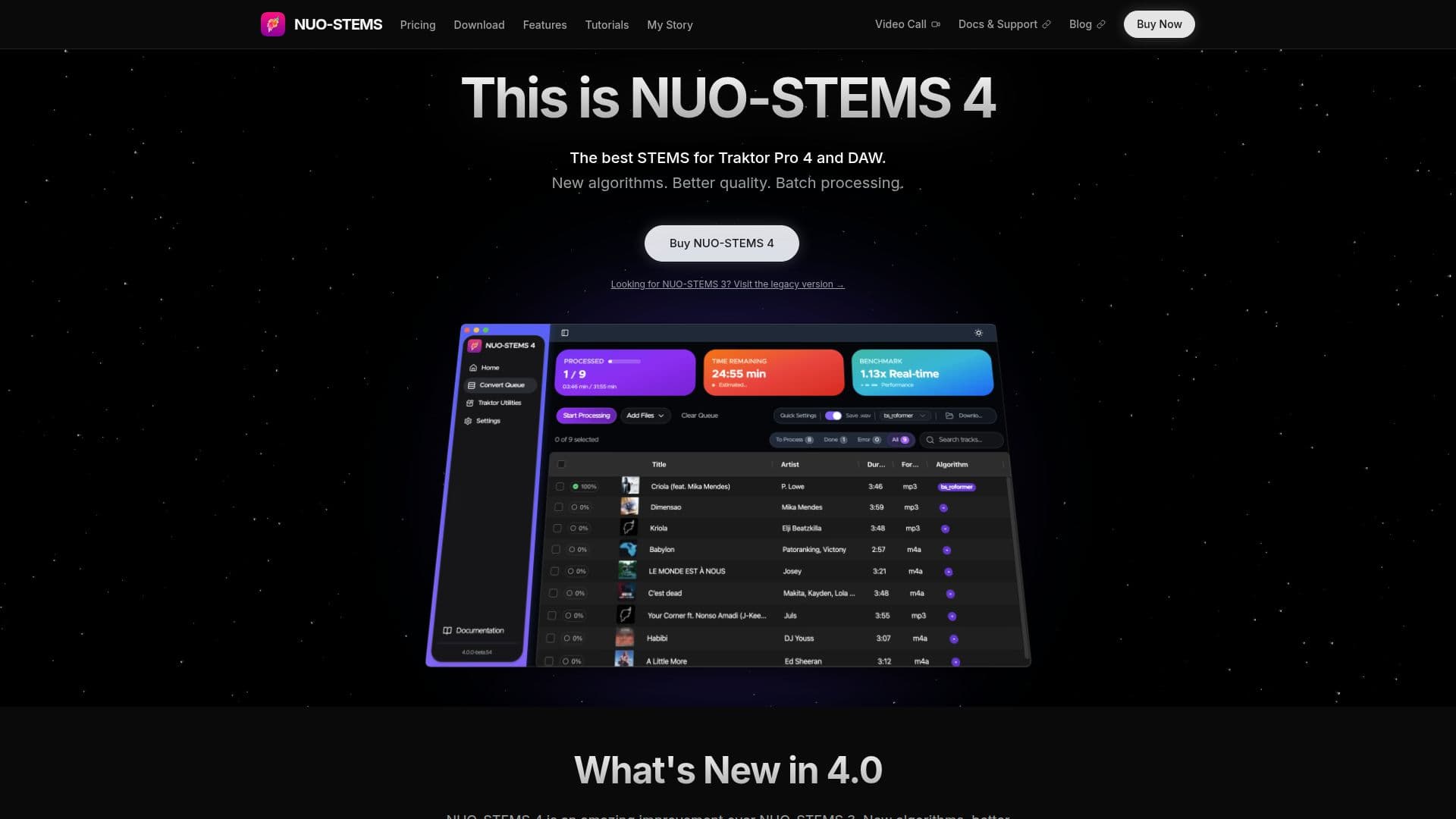 Tangkapan layar NUO-STEMS 4 - Konverter Traktor Pro 4
