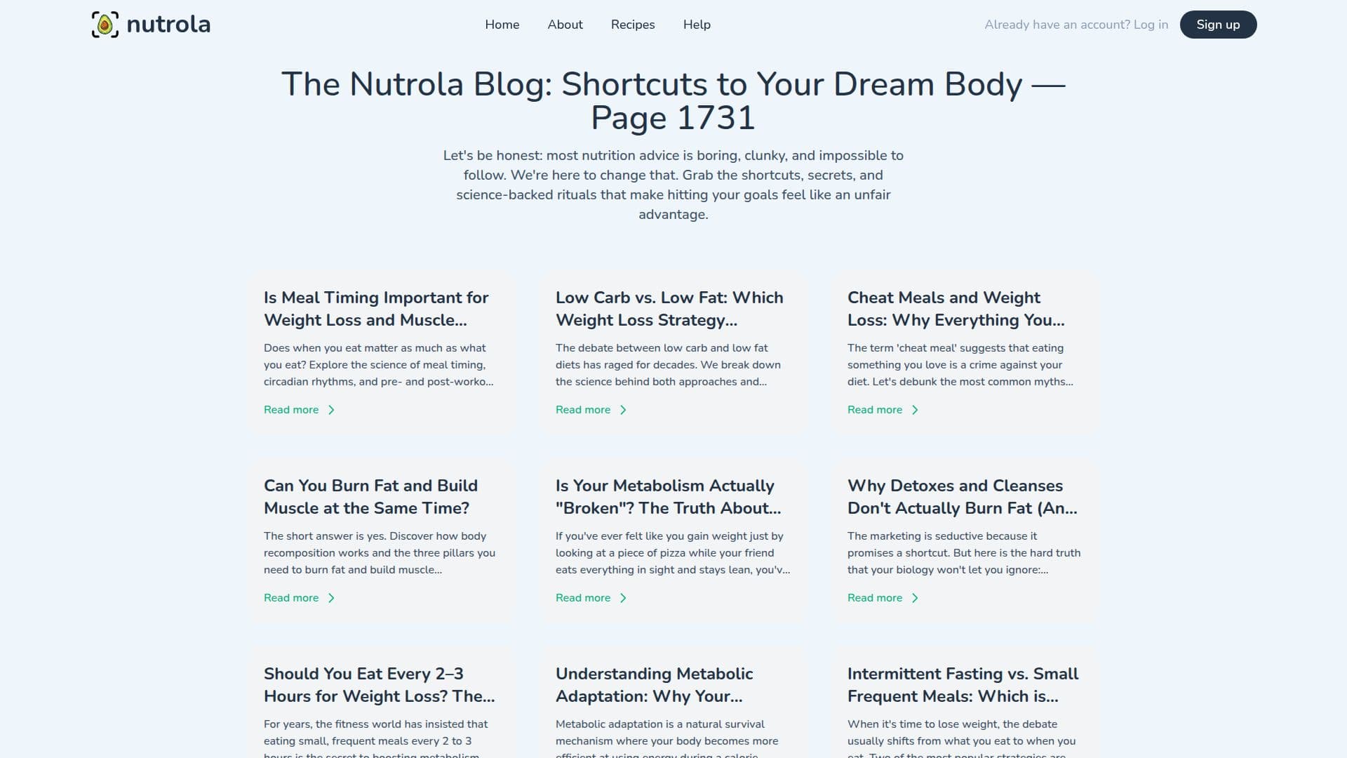 Nutrola AI 영양 추적기 screenshot