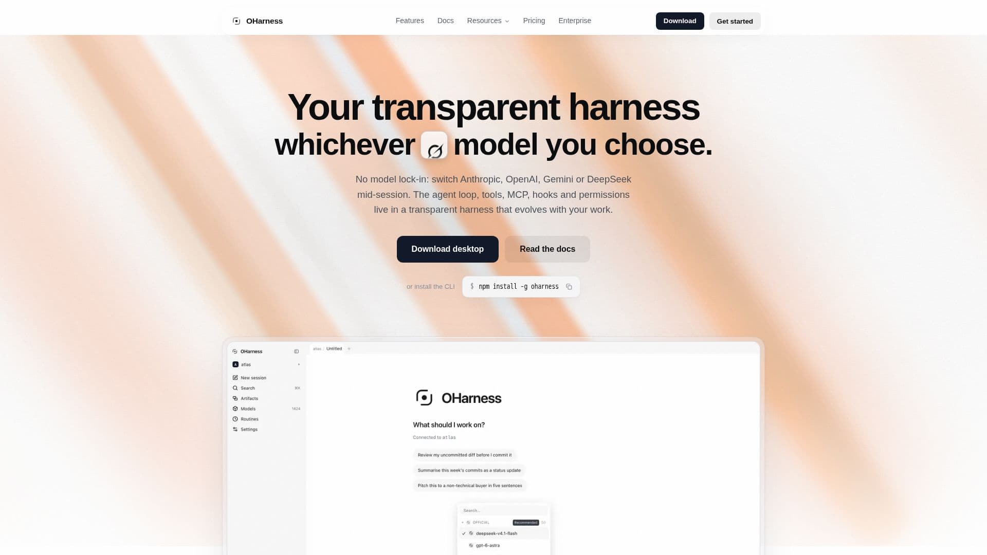 OHarness screenshot