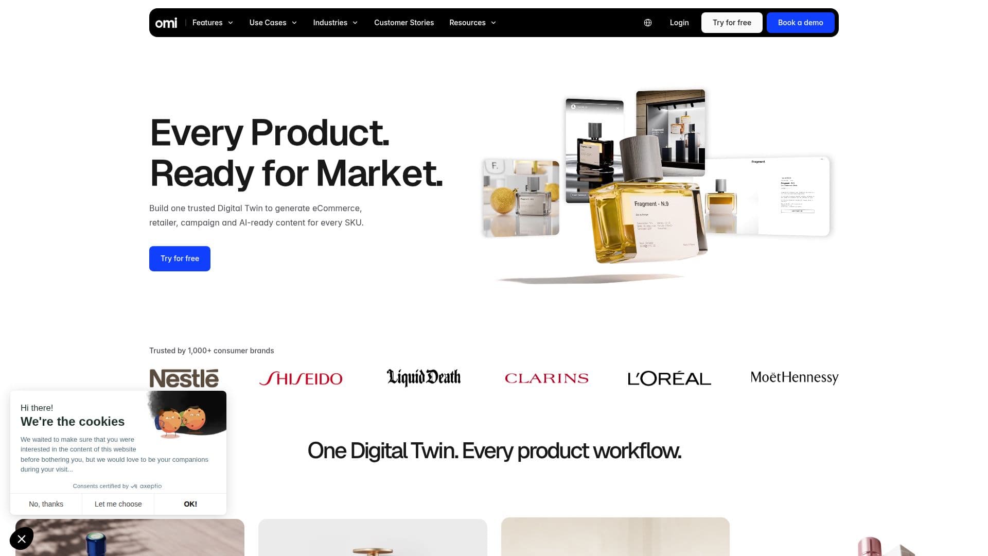 Omi Digital Twins for CPG Brands screenshot
