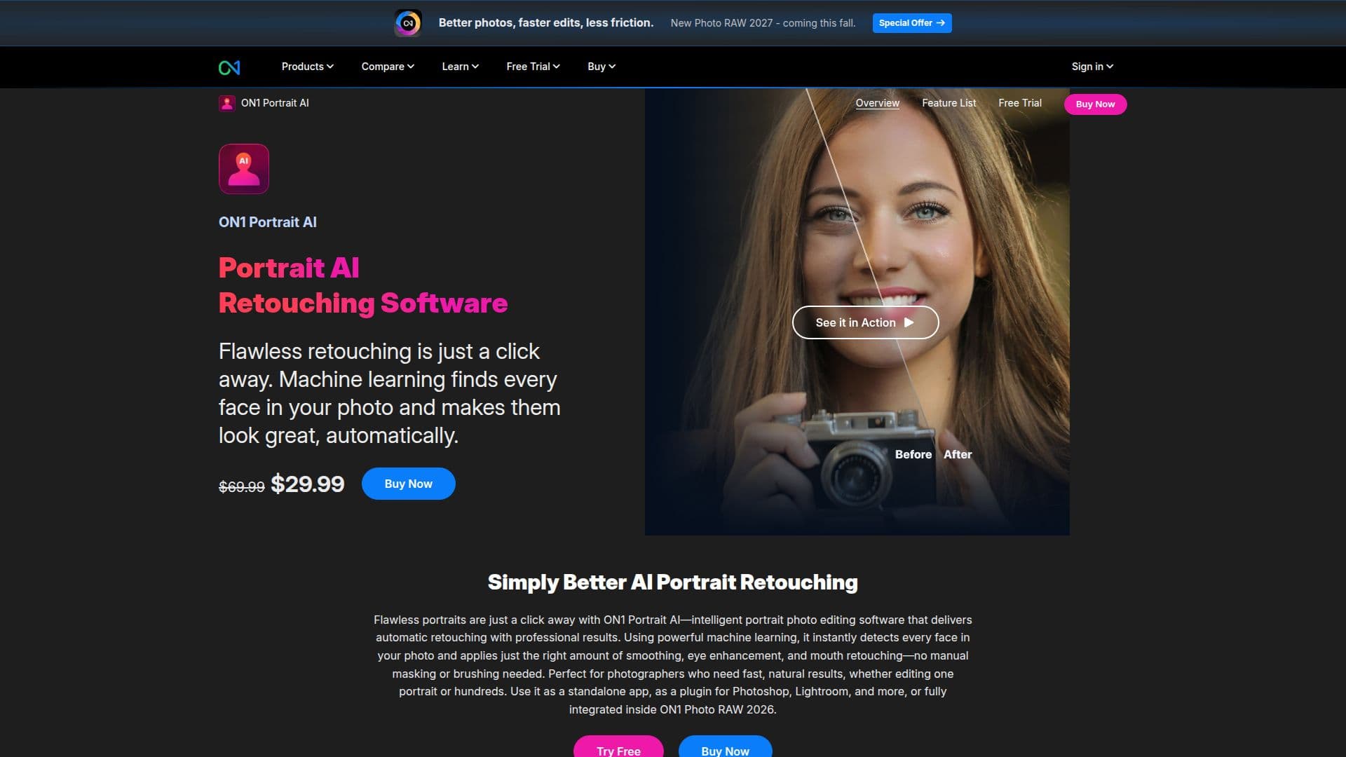 ON1 Portrait AI screenshot