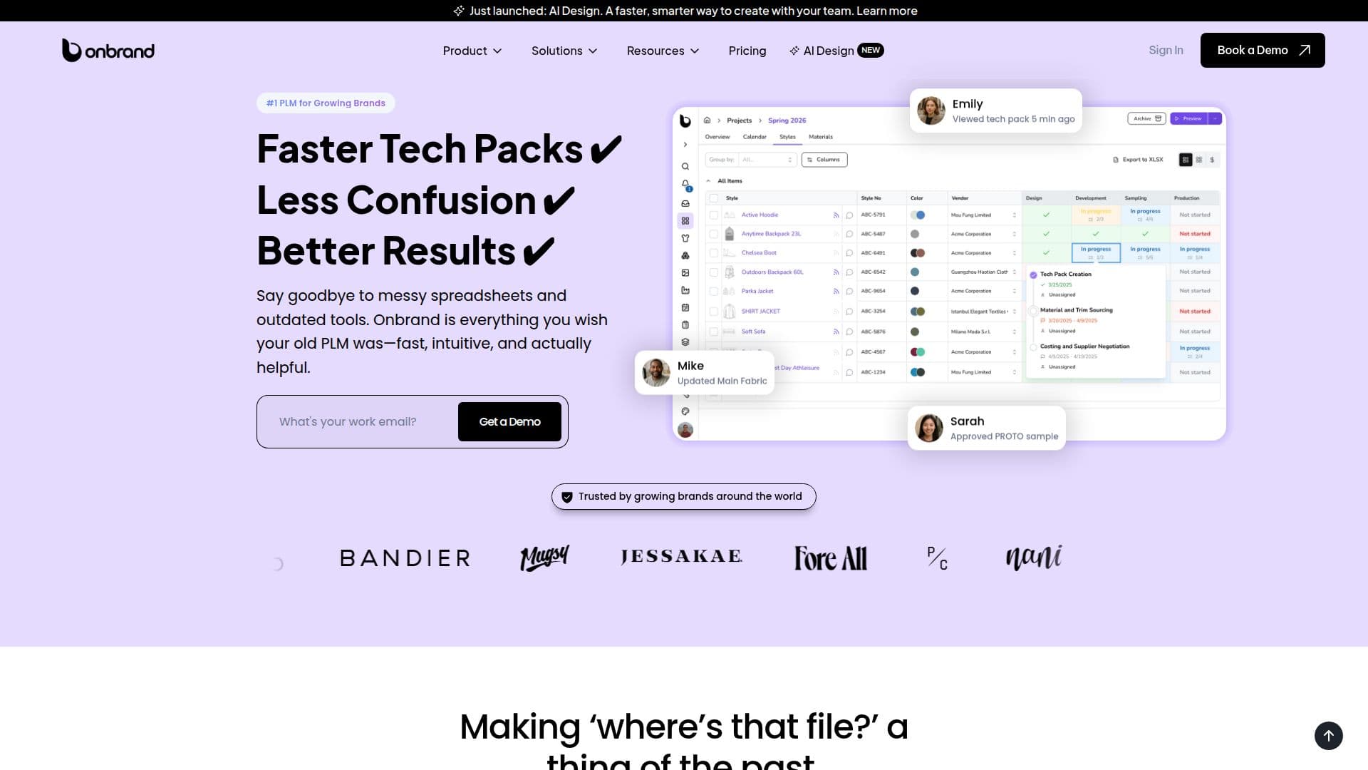 Onbrand AI Design screenshot