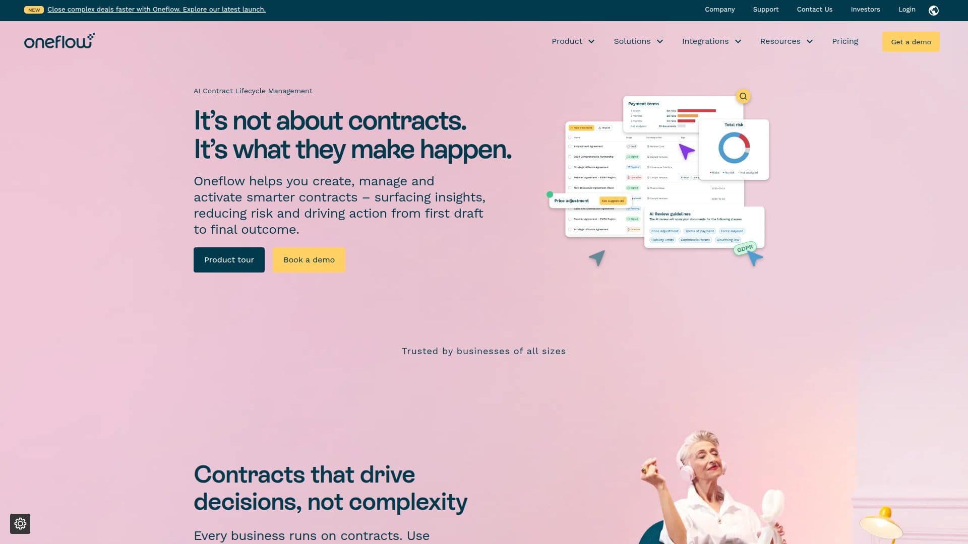 Oneflow Contract Management screenshot