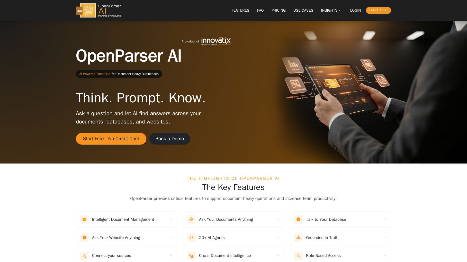 OpenParser AI screenshot