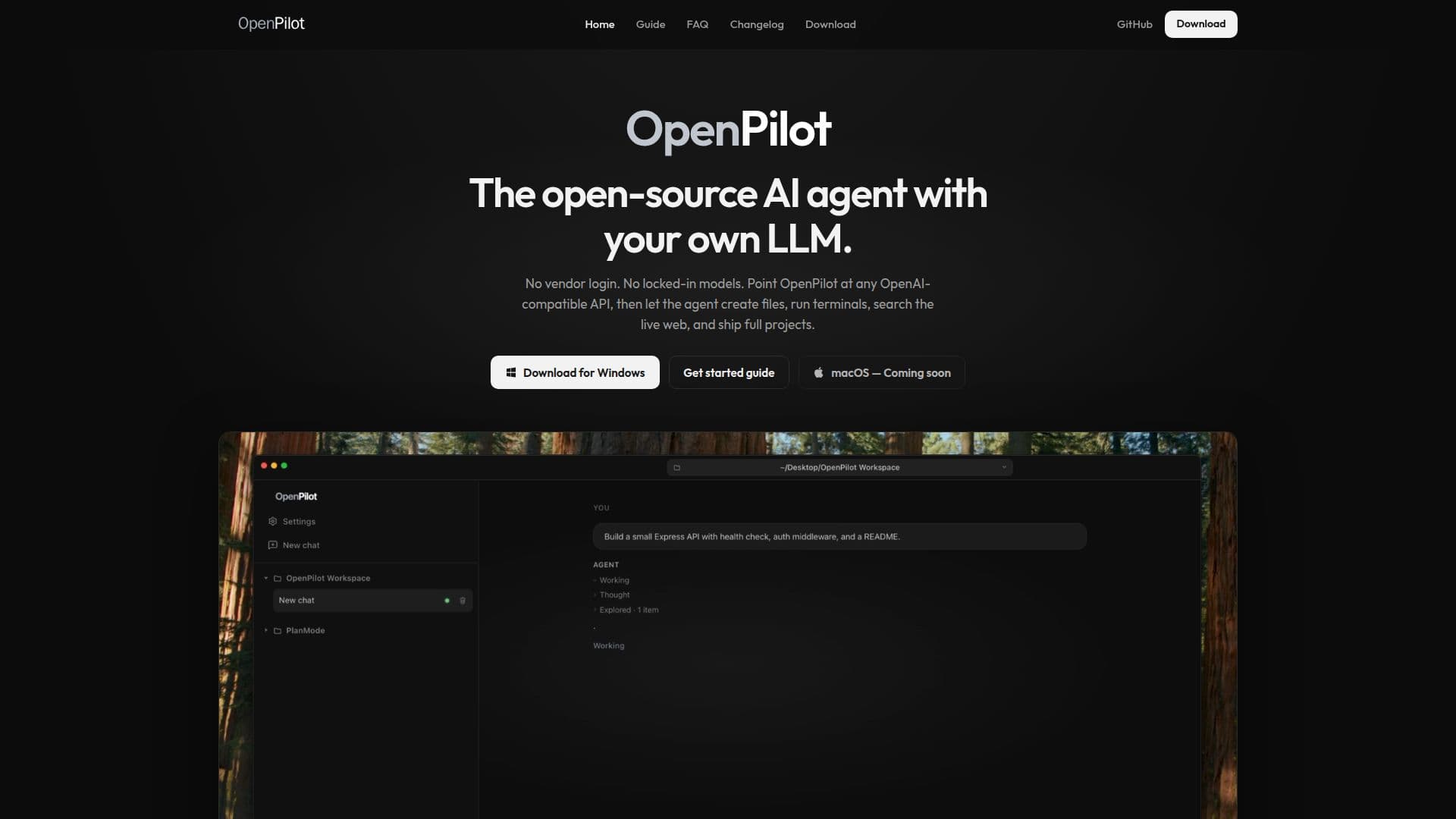 OpenPilot screenshot