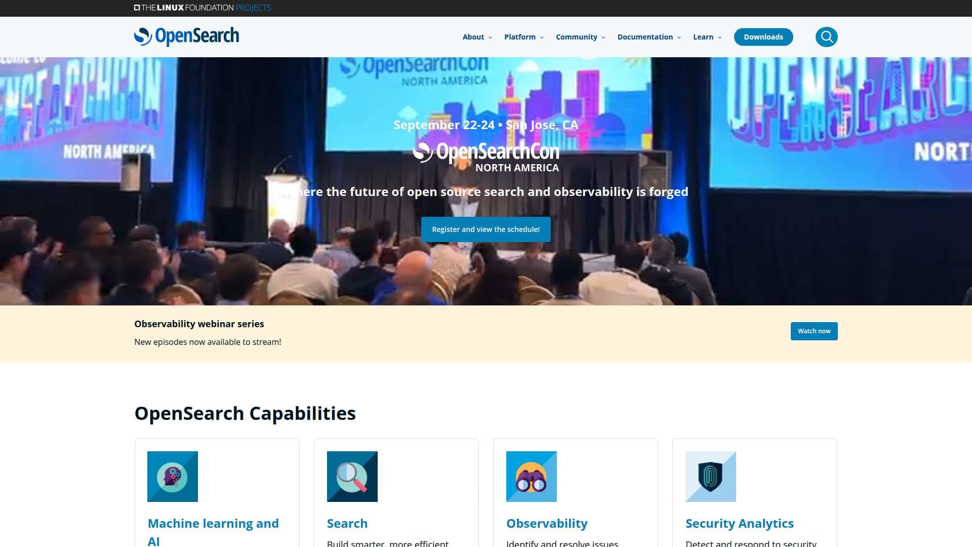 OpenSearch Suite screenshot