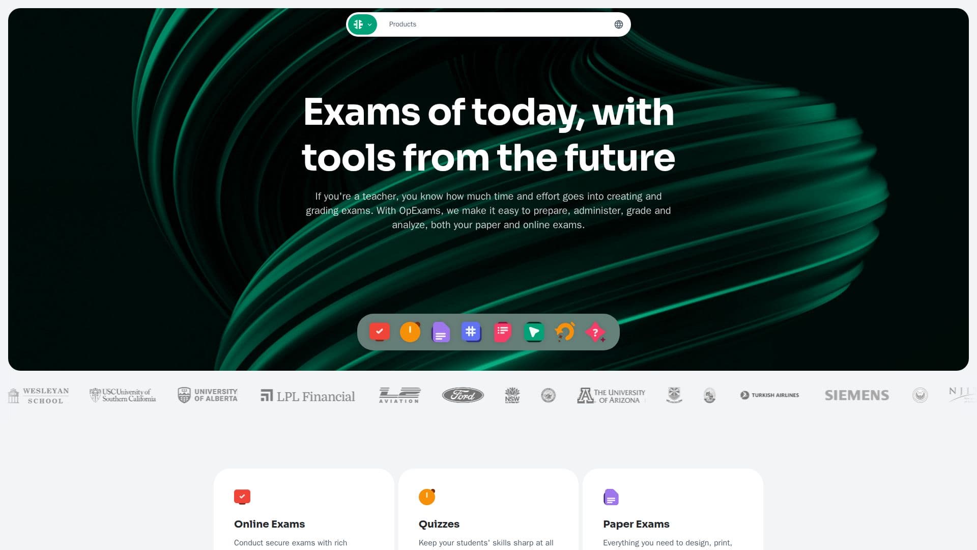 OpExams screenshot