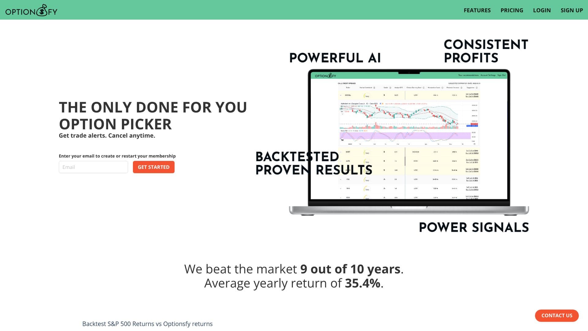 Screenshot von Optionsfy - Options Picker