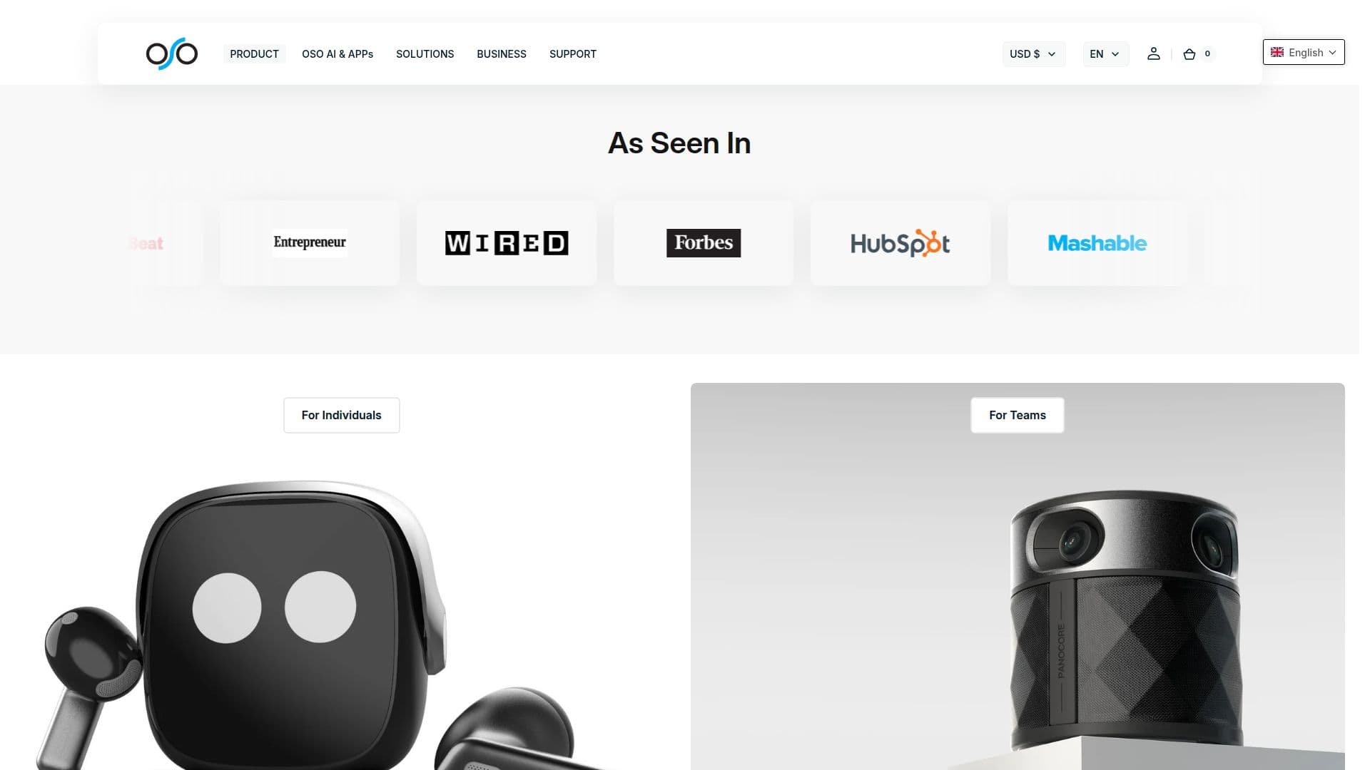 OSO AI Earbuds screenshot