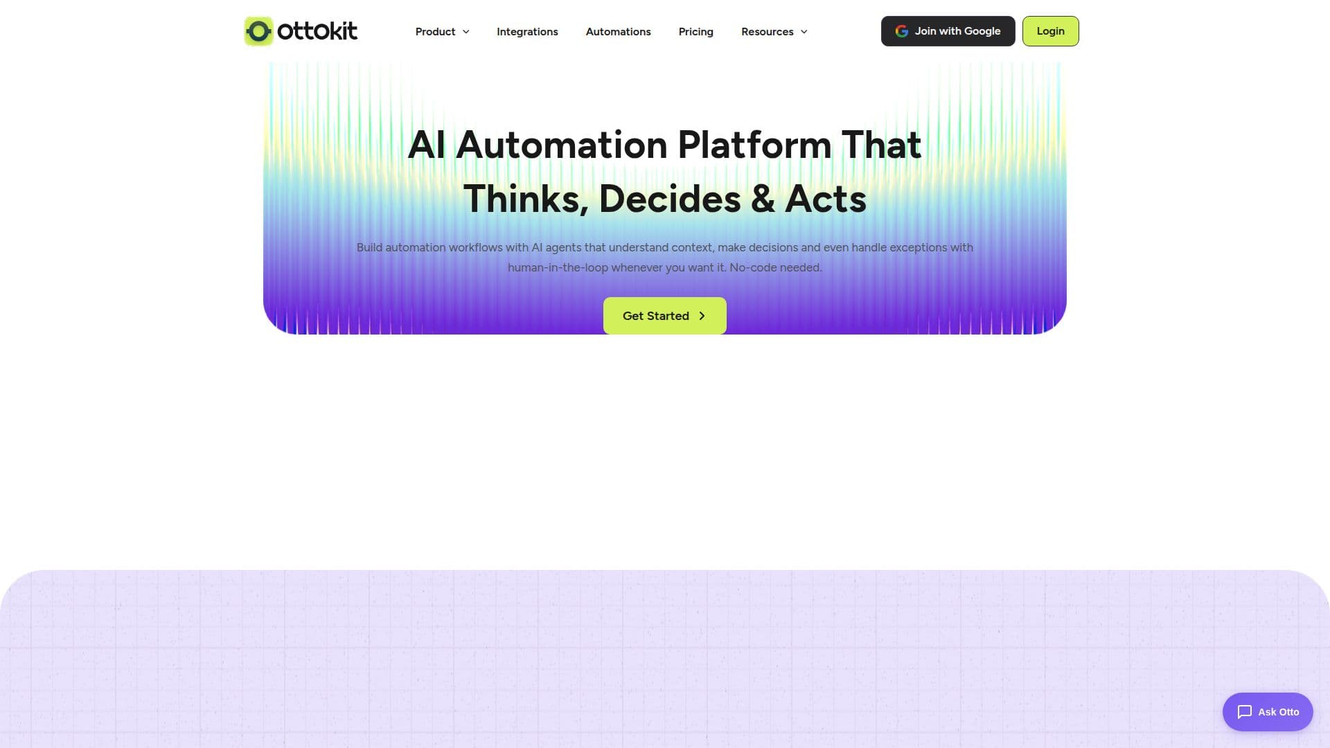 OttoKit AI Workflow Automation Platform screenshot