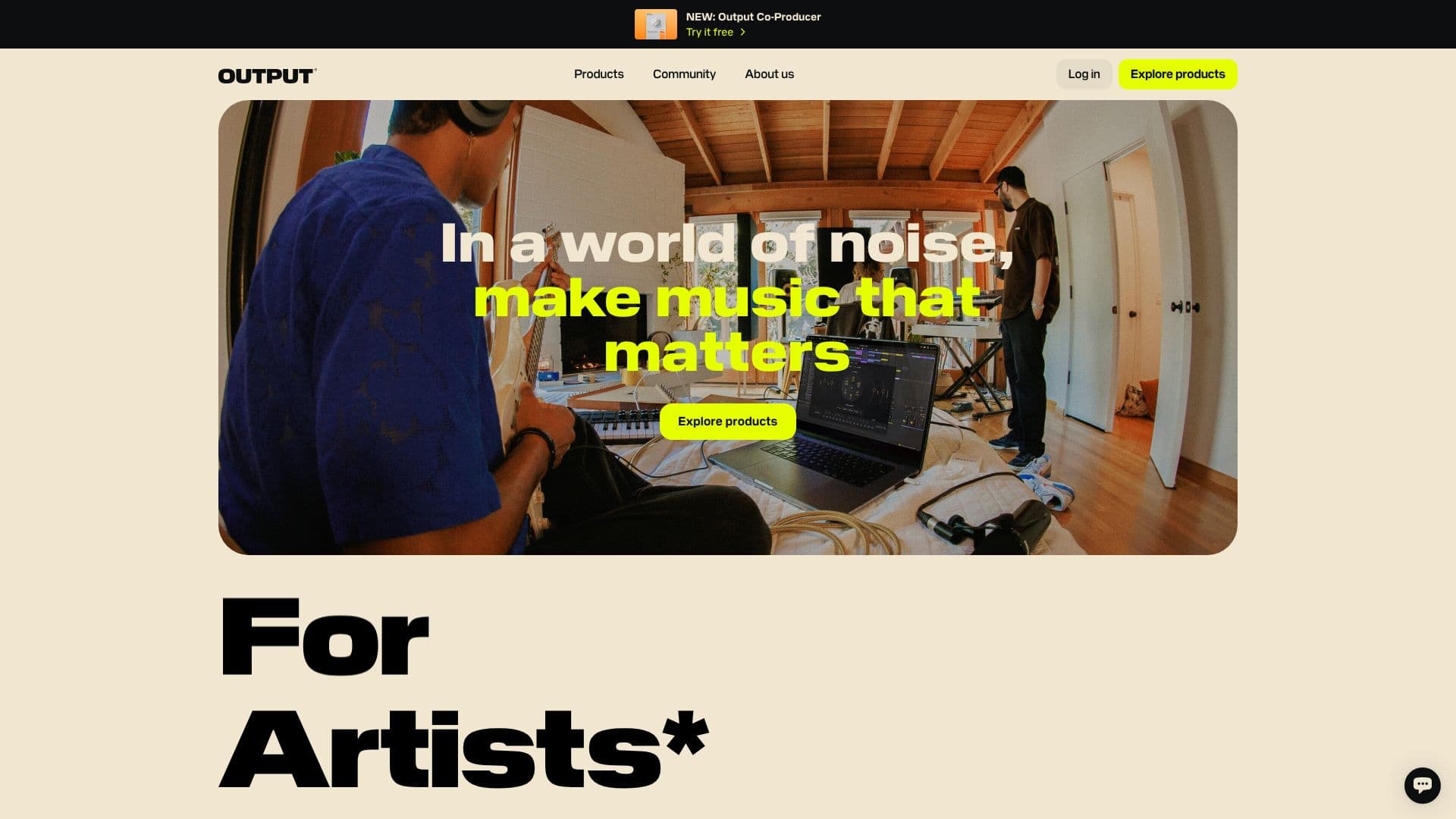 Captura de pantalla de Herramientas Creativas de Output