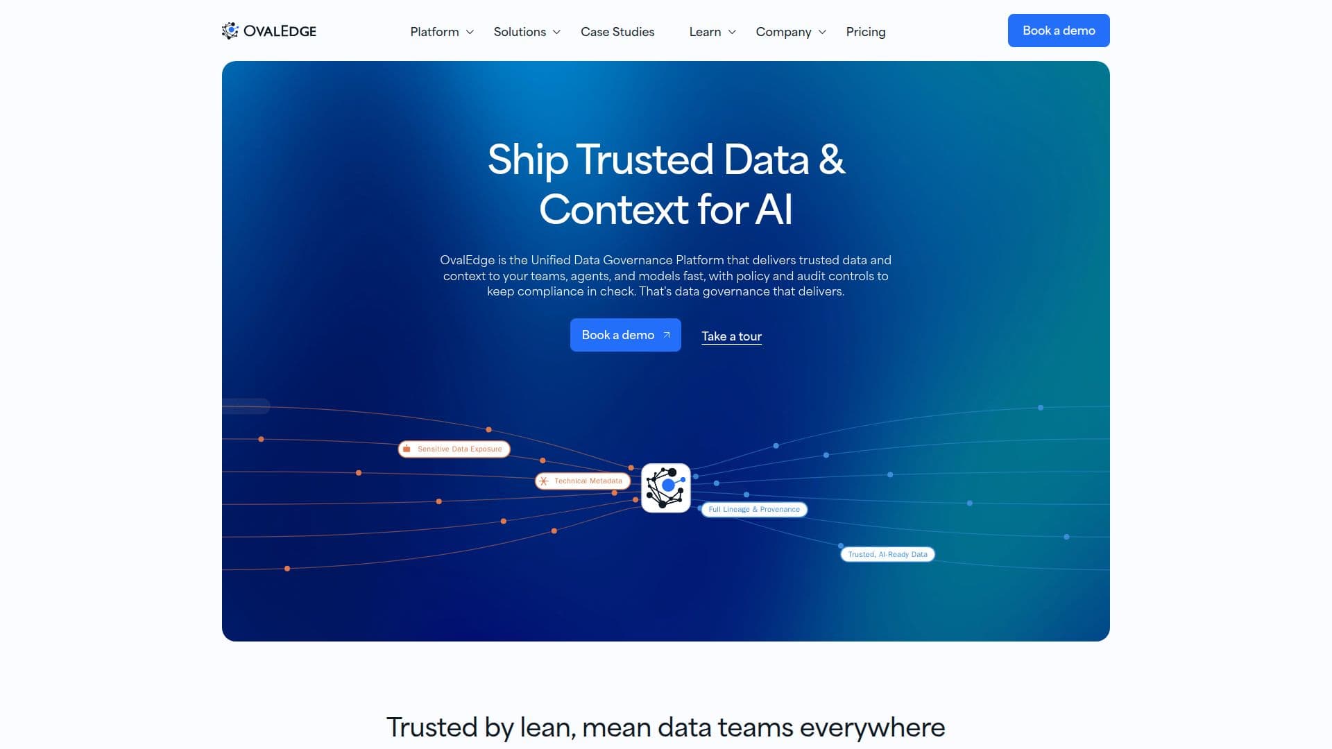 OvalEdge: منصة موحدة لحوكمة البيانات screenshot