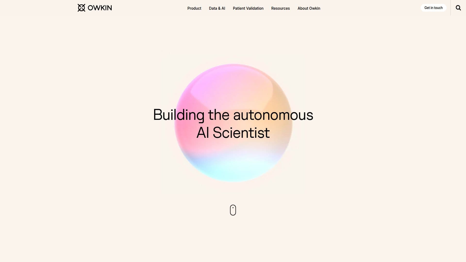 Owkin AI Scientist screenshot