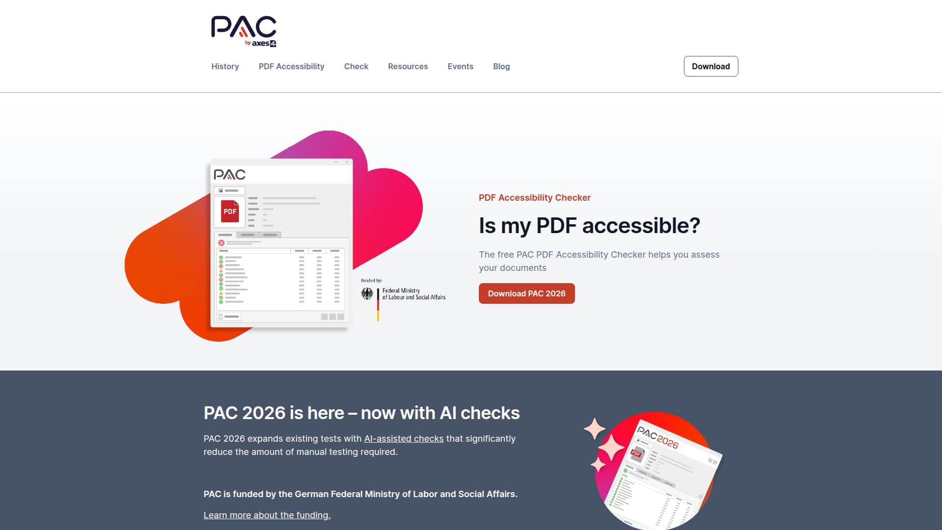 مدقق وصولية PDF - PAC screenshot