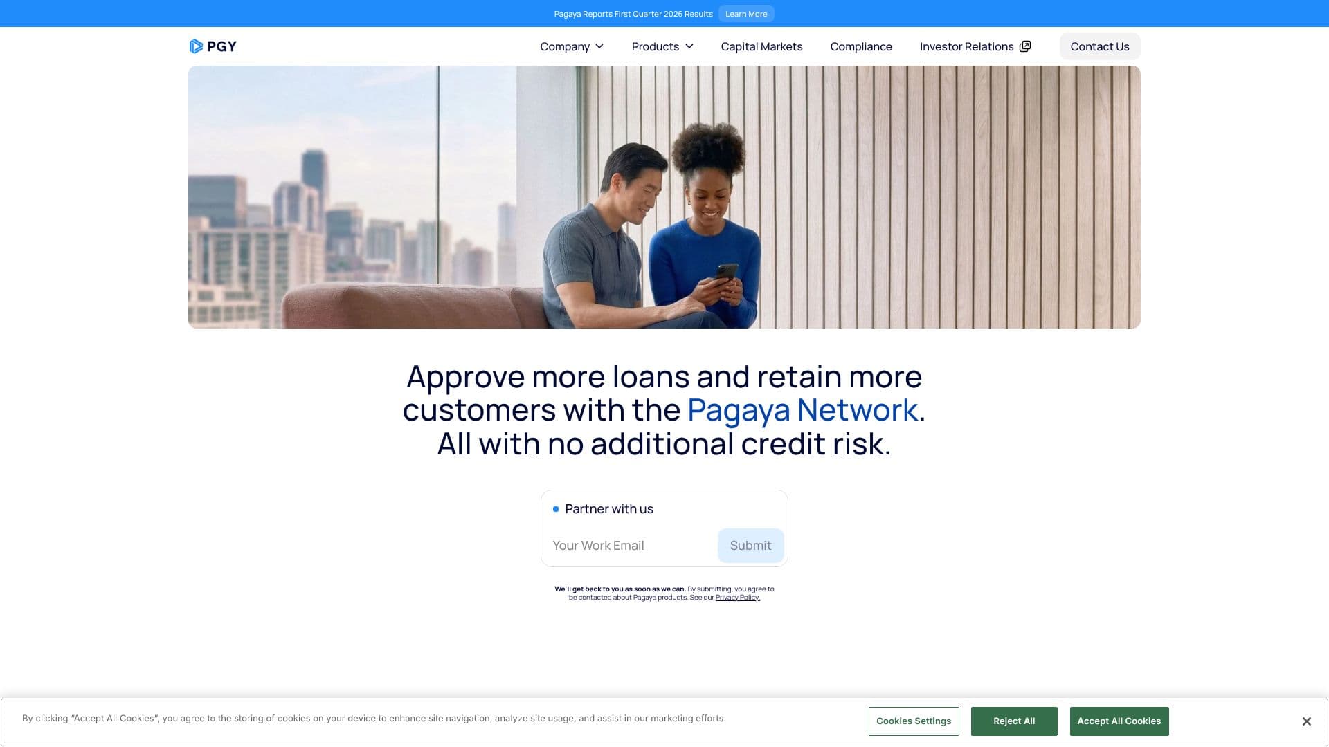 Скриншот Pagaya AI Lending Network