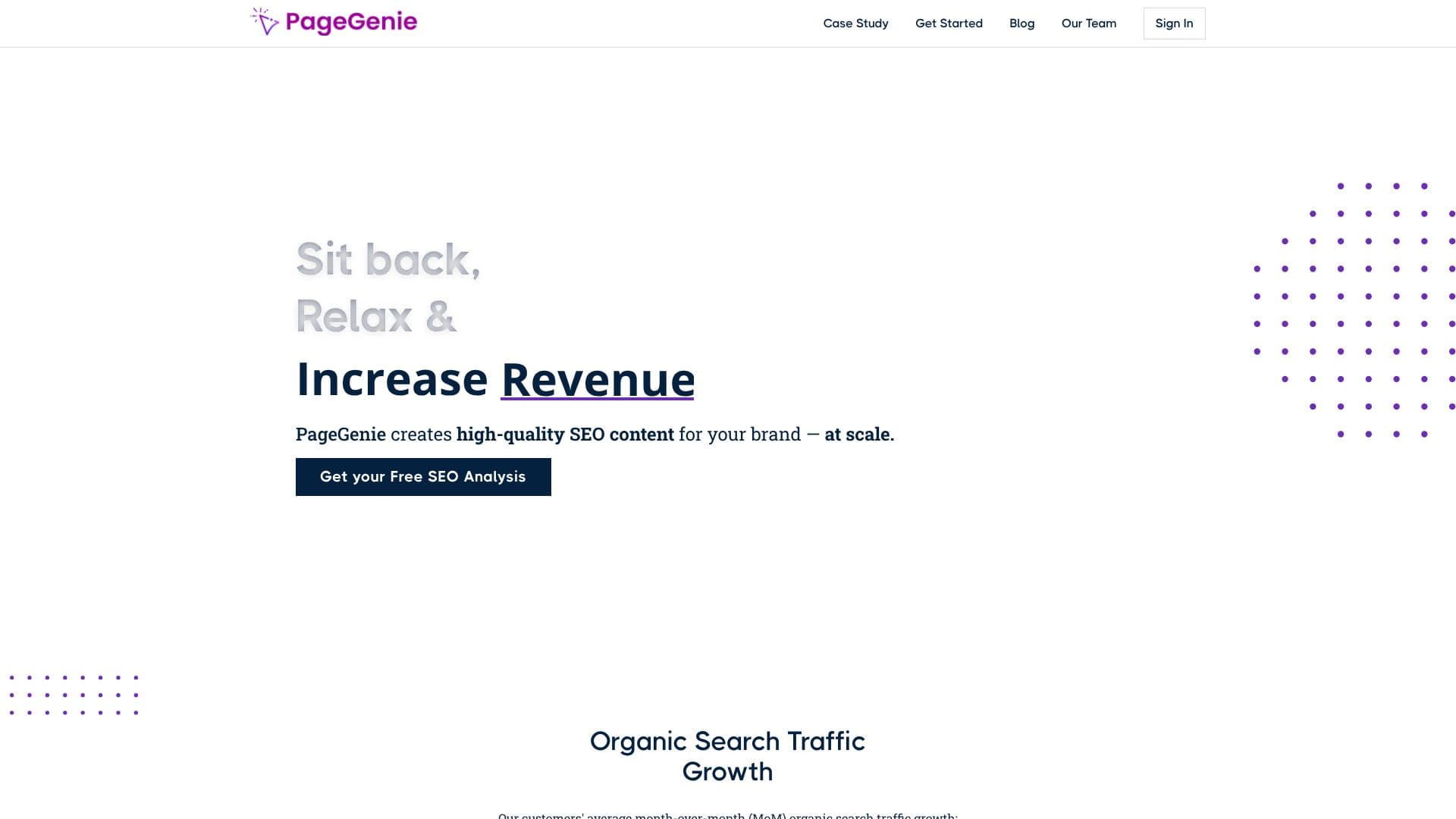 PageGenie のスクリーンショット