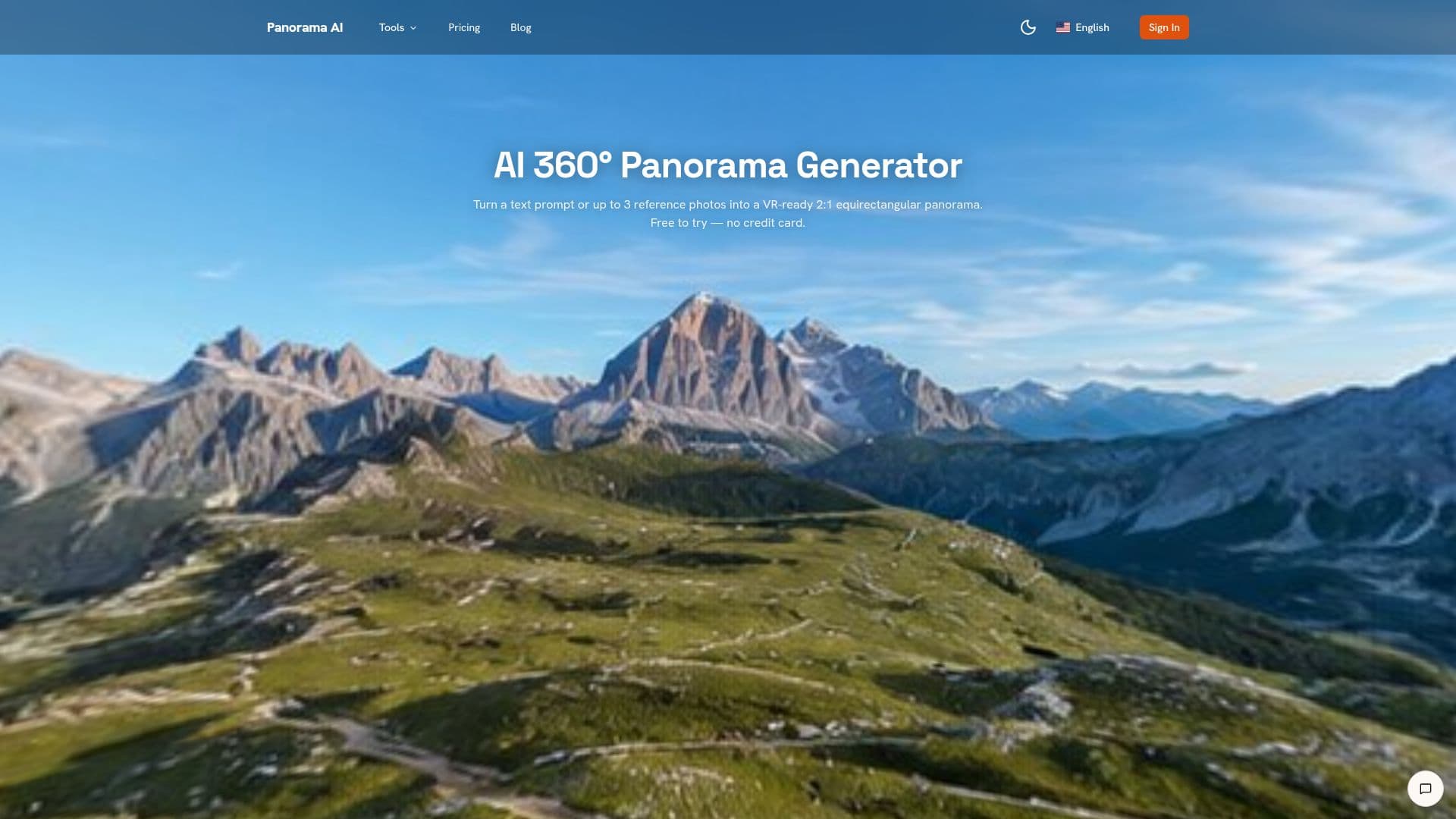 AI 360° 파노라마 생성기 screenshot