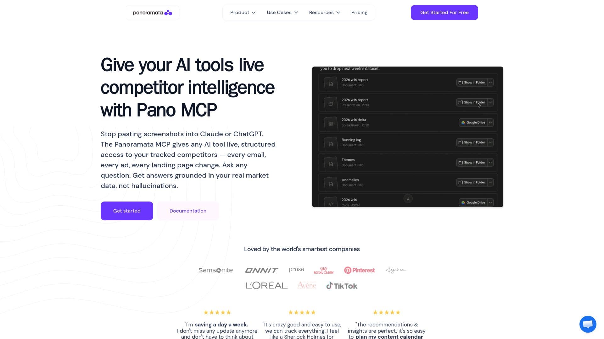 Panoramata MCP screenshot