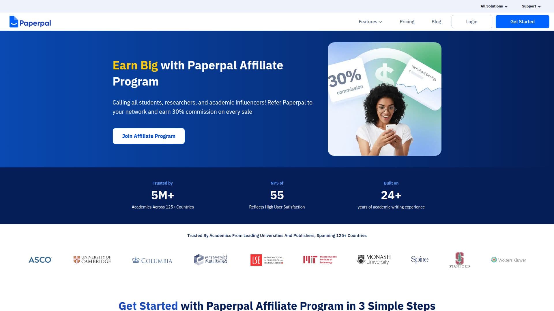 Screenshot von Paperpal