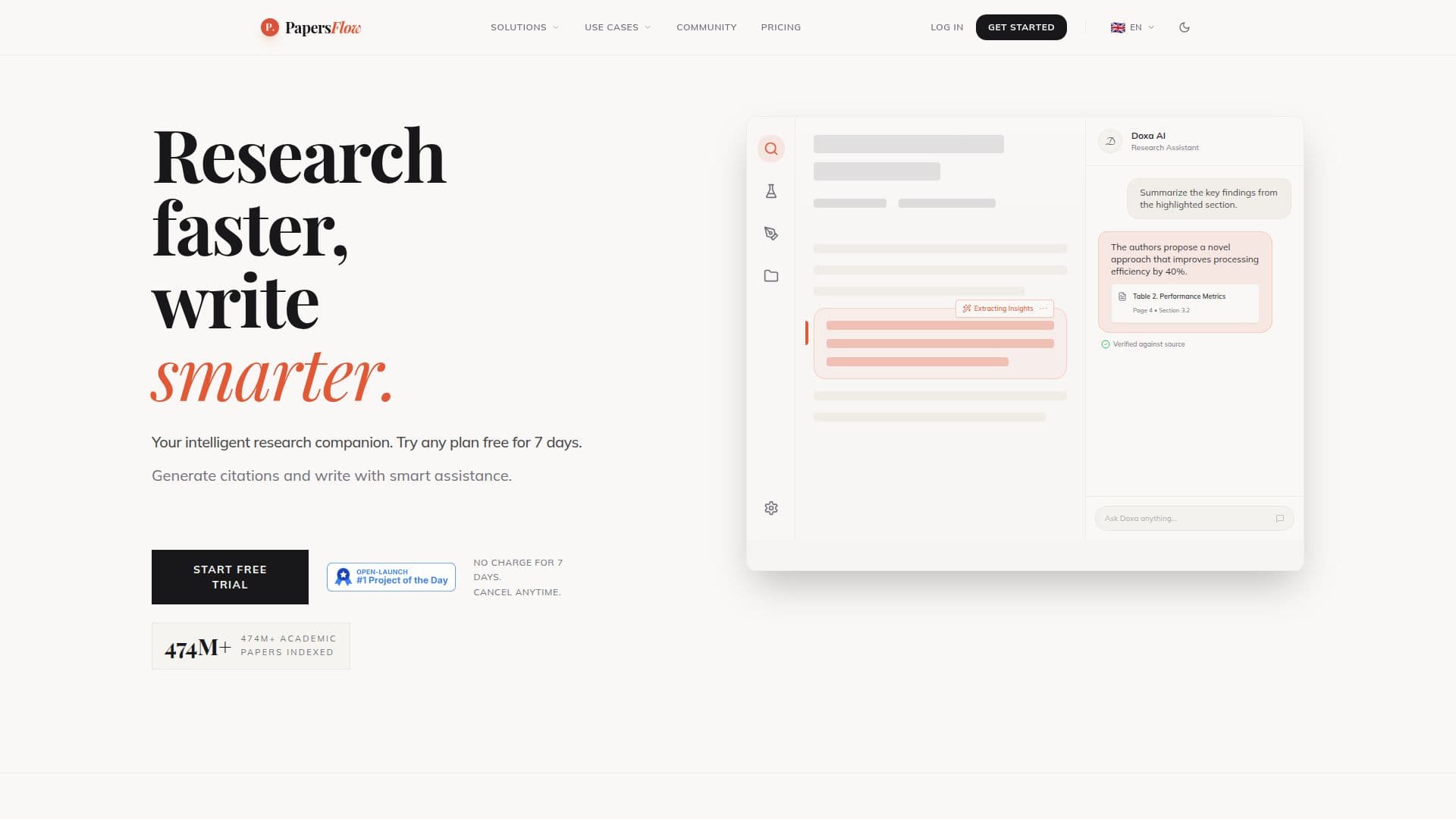 PapersFlow screenshot