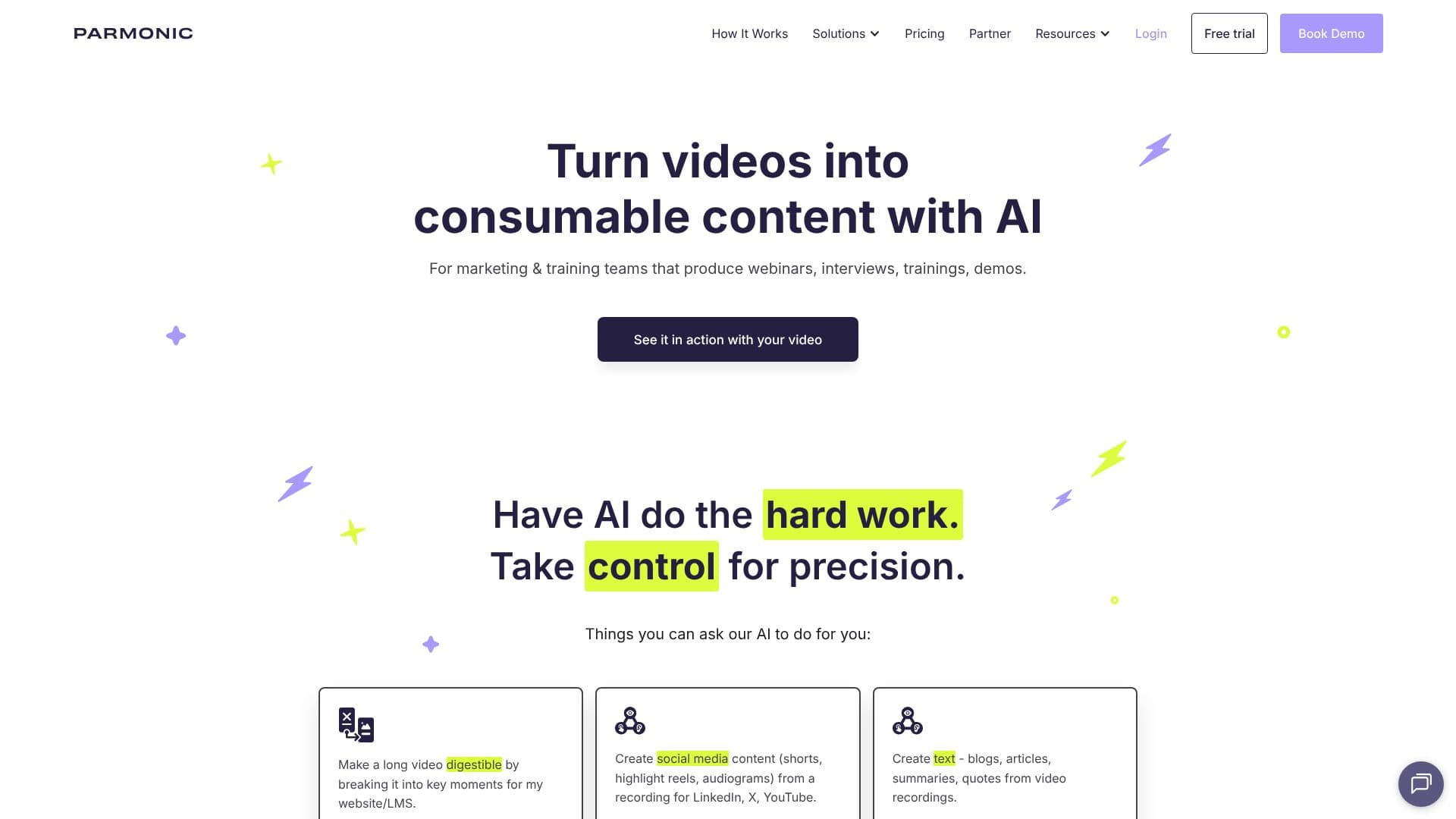 Parmonic AI Video Editor screenshot
