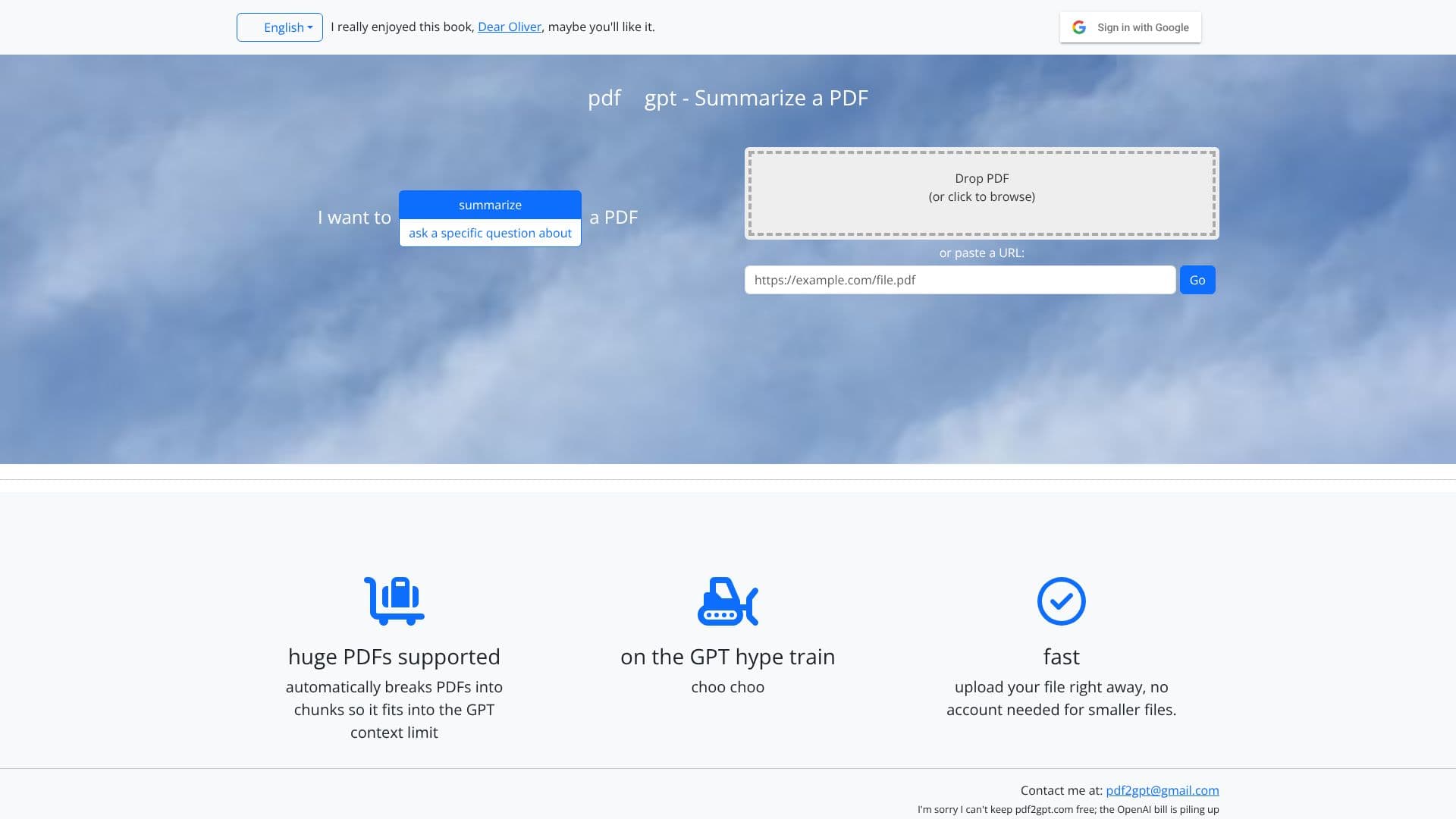 Screenshot von pdf → gpt