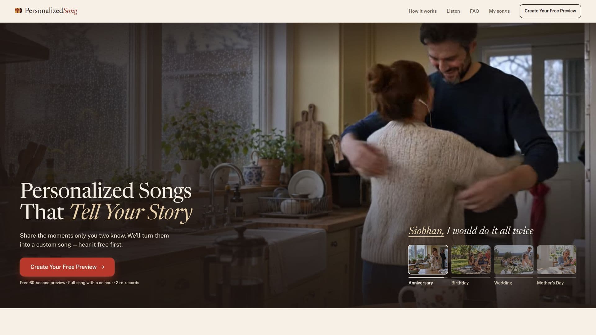 PersonalizedSong screenshot