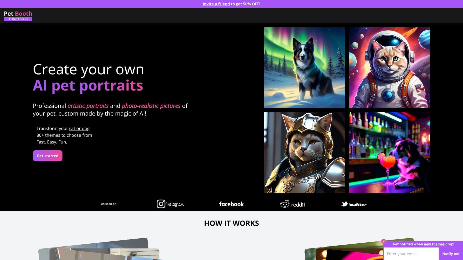Captura de pantalla de Pet Booth AI Retratos de Mascotas