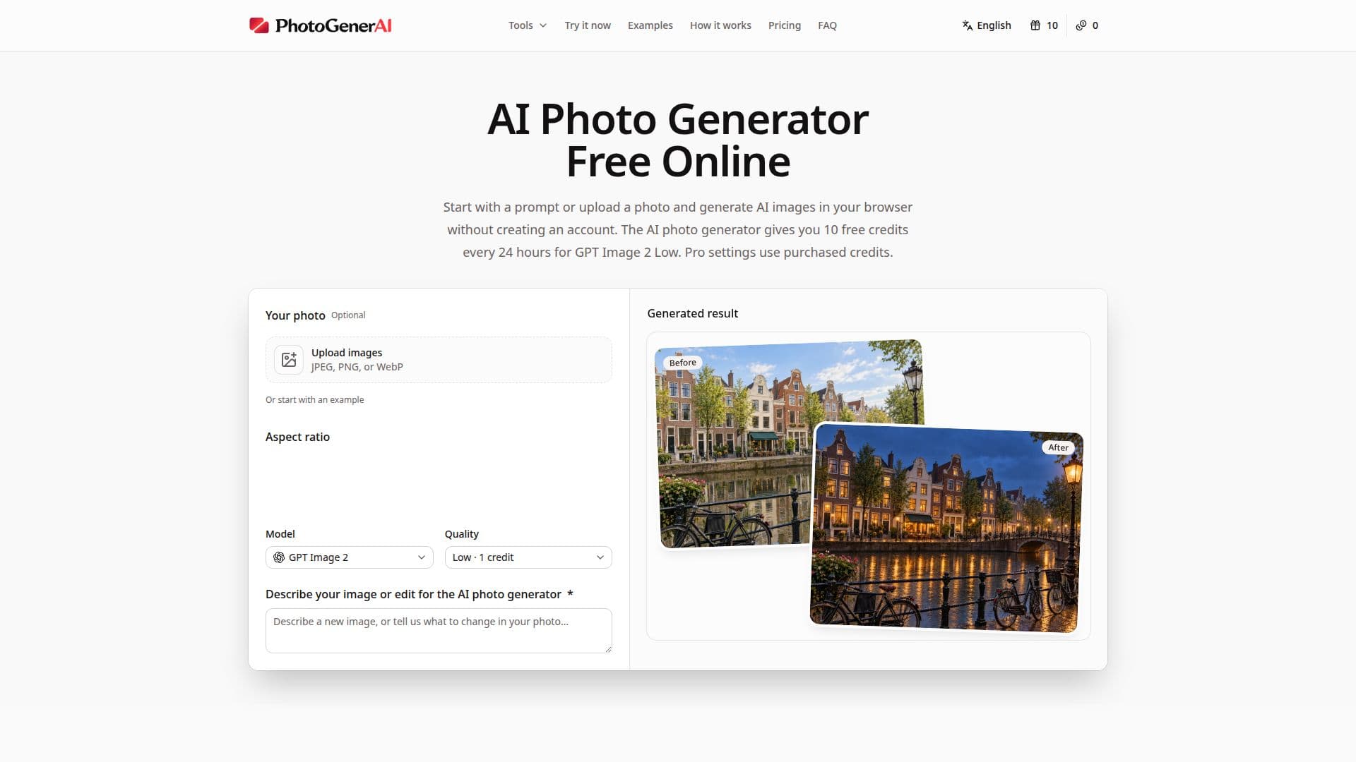 PhotoGenerAI screenshot
