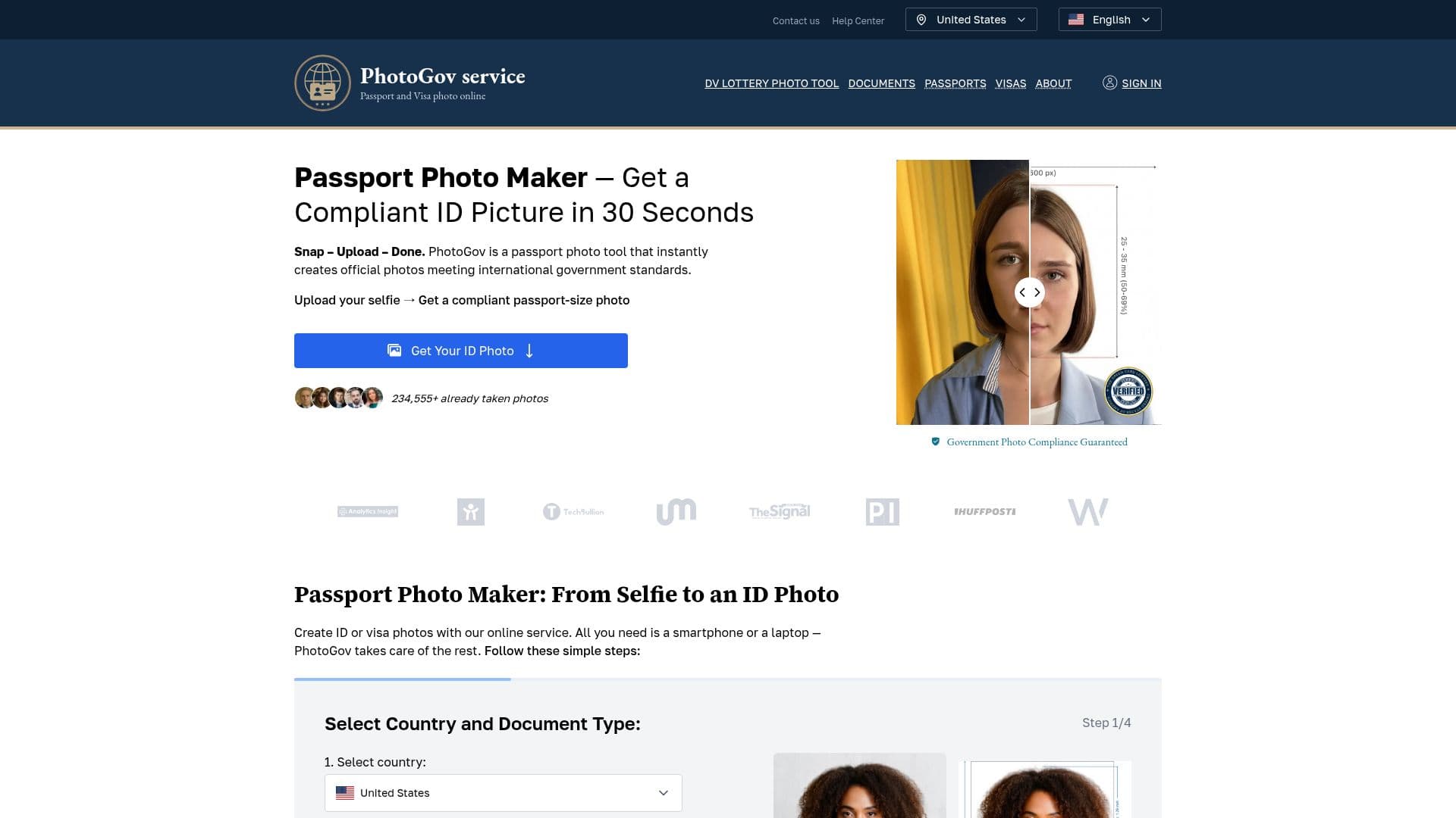 Tangkapan layar PhotoGov