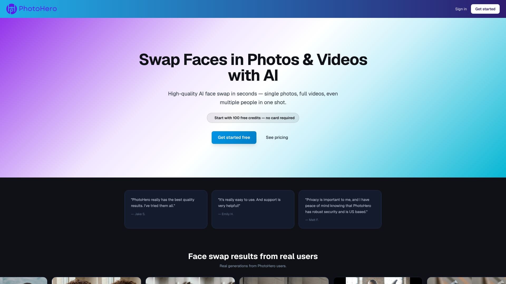 PhotoHero screenshot