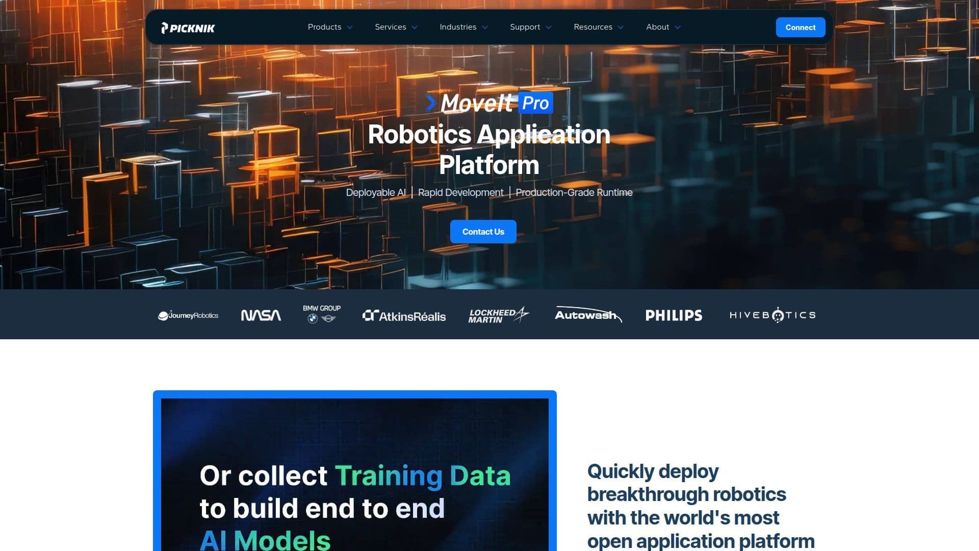 MoveIt Pro Robotics Software screenshot