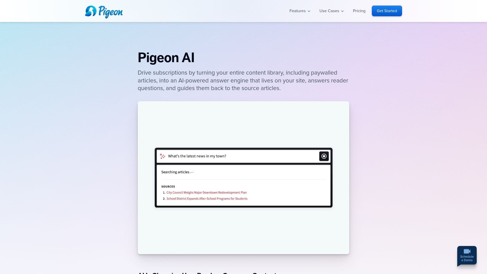 Pigeon AI 스크린샷
