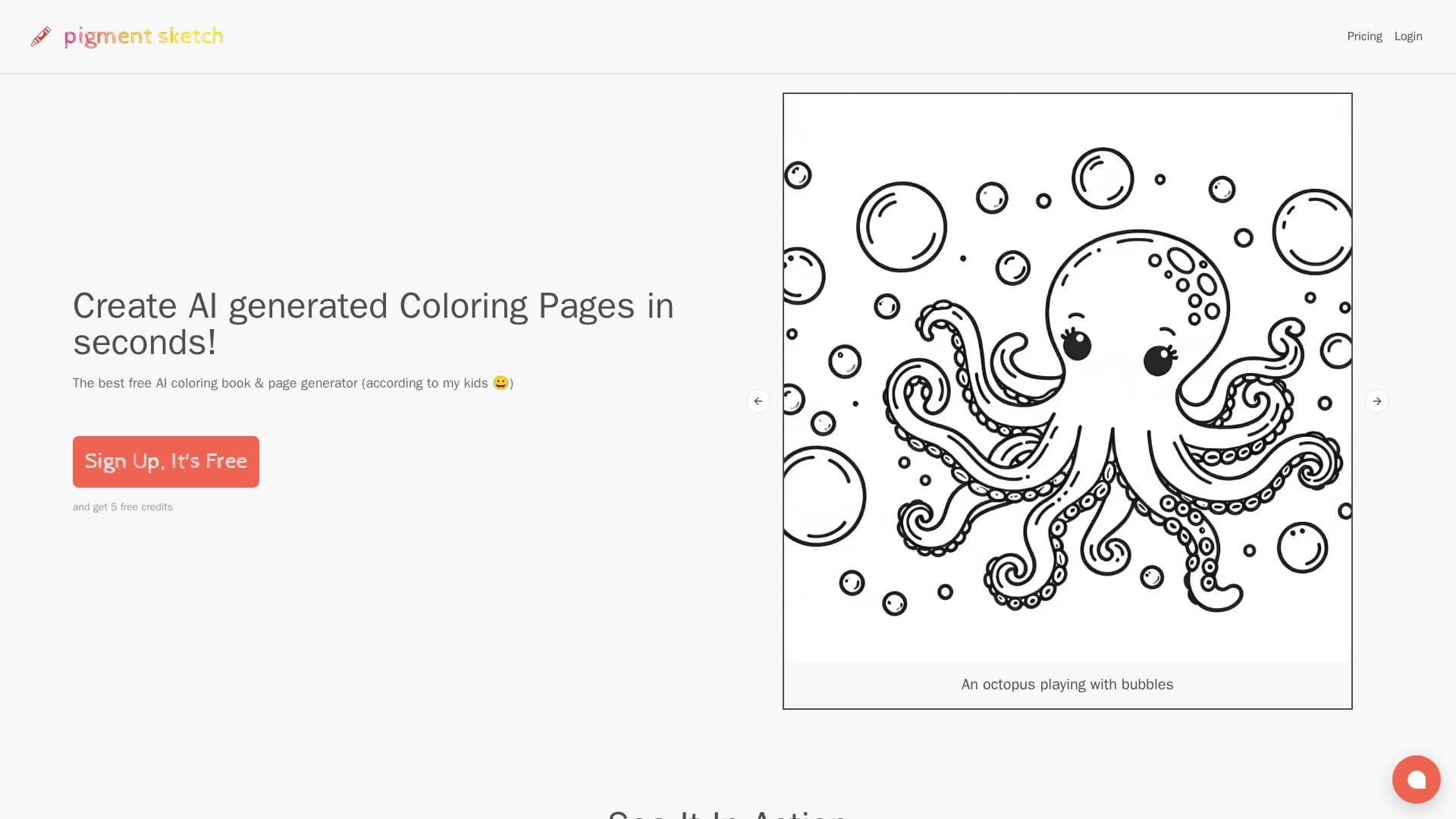 Screenshot von Pigment Sketch