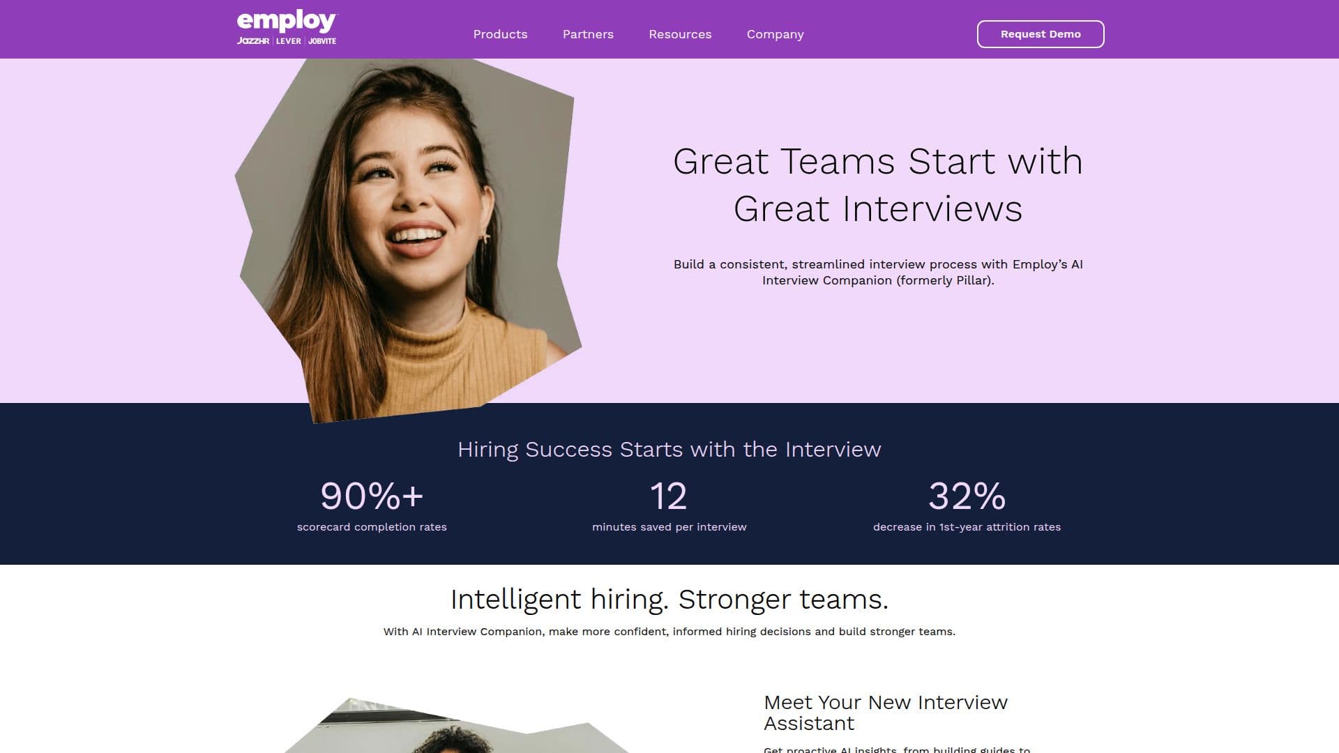 EmployによるAI面接コンパニオン のスクリーンショット