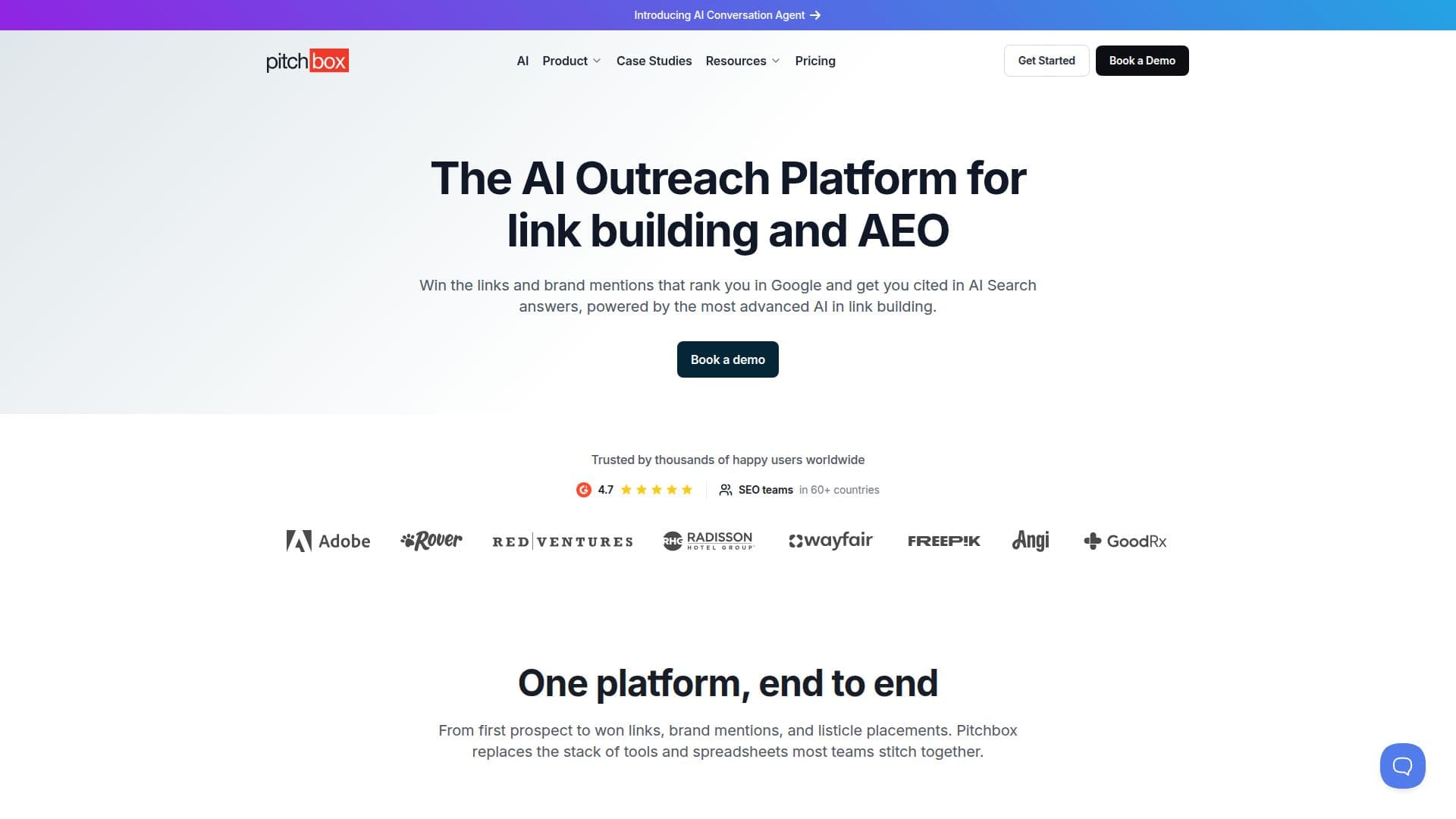 Pitchbox AI Outreach Platform screenshot