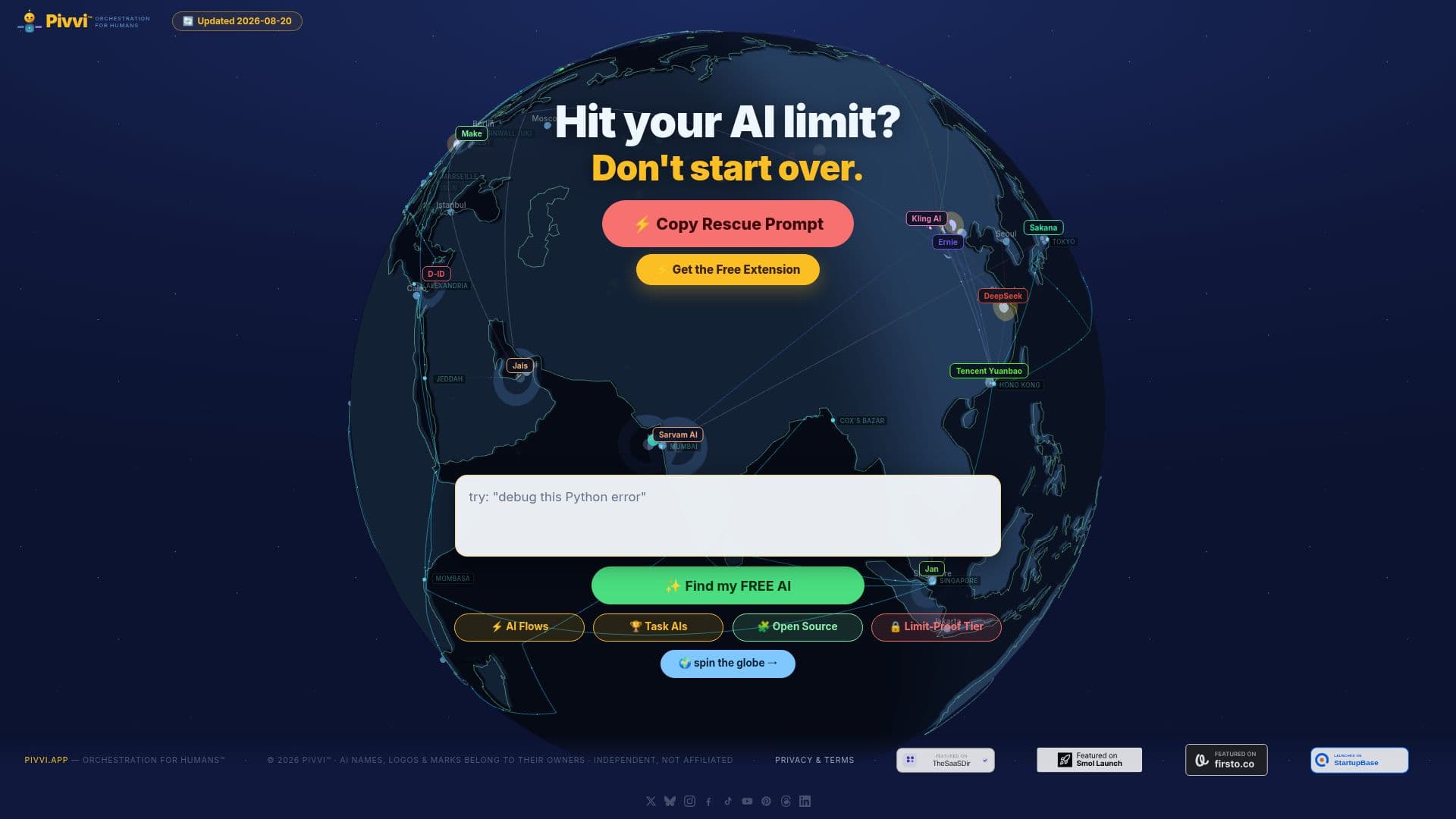 Pivvi screenshot