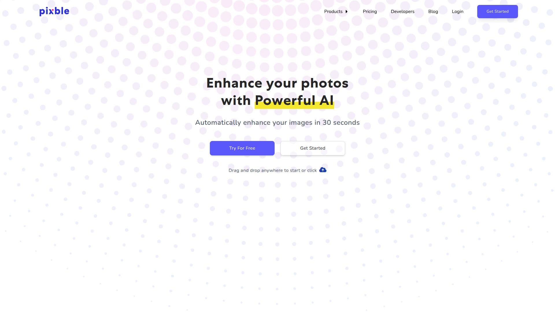 Pixble AI Photo Enhancer screenshot