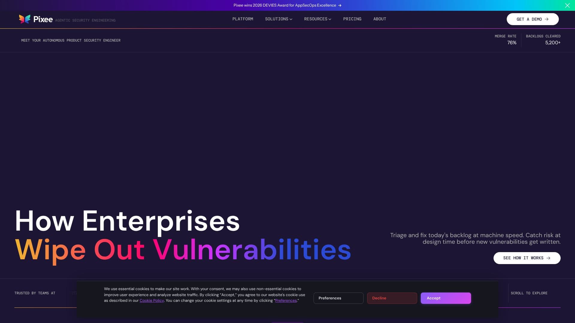Pixee | Agentic AppSec Platform 스크린샷