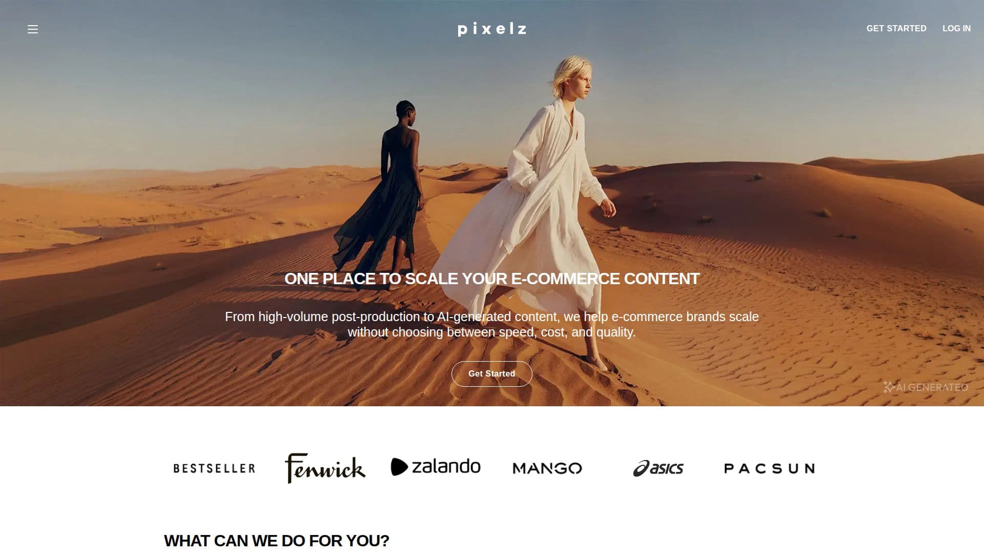 Pixelz Photo Editing Services screenshot