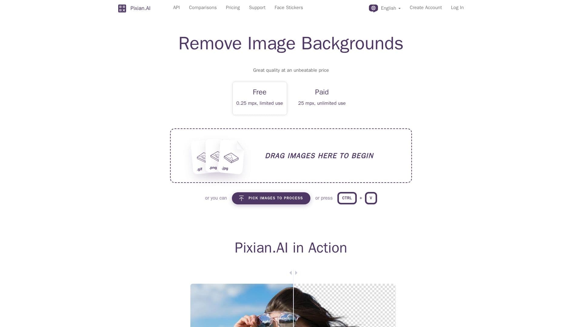 Pixian.AI 배경 제거기 스크린샷