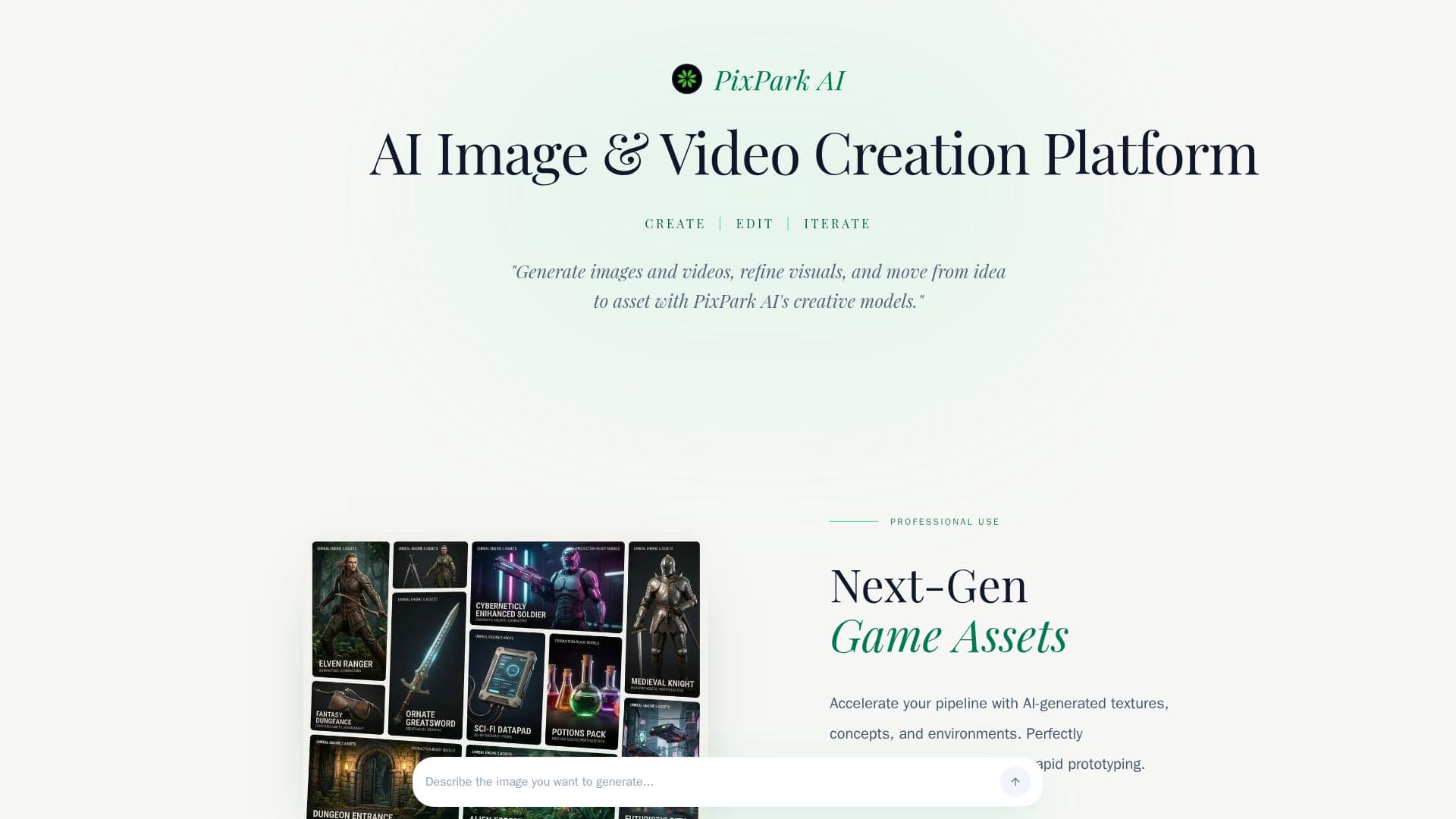 PixPark AI screenshot